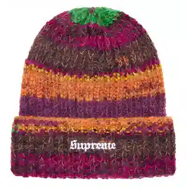 Supreme FW24 WEEK 8 Space Dye Stripe Beanie