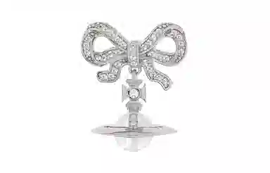 Vivienne Westwood Bow Earrings Silver