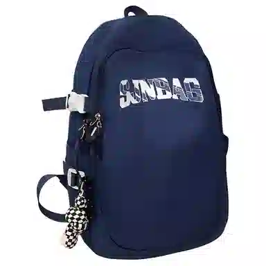 醇龙 森系字母小清新 尼龙 双肩包 男女同款情侣款 多色