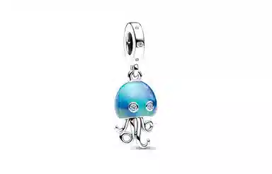 Pandora Jellyfish Pendant Blue