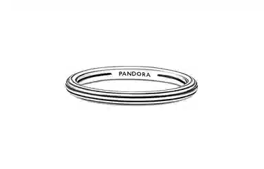 Pandora ME Letter Ring Silver