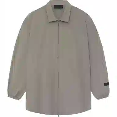 Fear of God Essentials SS24 Nylon Overshirt Heather Grey
