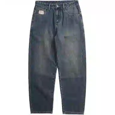DUATOGE Vintage Loose Jeans Retro Blue