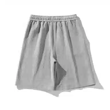 海尔斯 美式高街纯色舒适中腰系带百搭宽松休闲短裤 男款