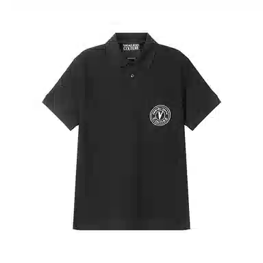 VERSACE JEANS COUTURE SS25 V V-Emblem Polo