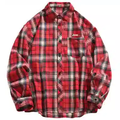 Jeep Plaid Oversized Shirt