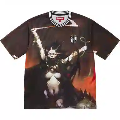 Supreme x Frank Frazetta Soccer Jersey