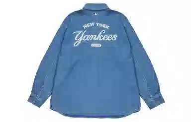 MLB Yankees Logo Denim Shirt