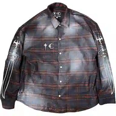 THUG CLUB Flannel Plaid Shirt