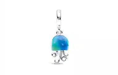 Pandora Jellyfish Pendant Blue