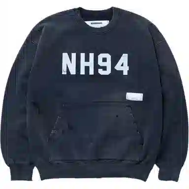 NEIGHBORHOOD Distressed Letter Print Hoodie