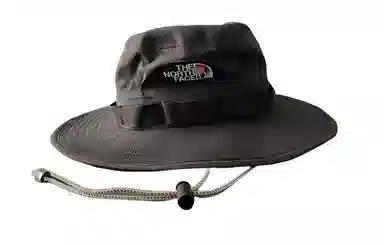 The North Face Logo Nylon Bucket Hat Black