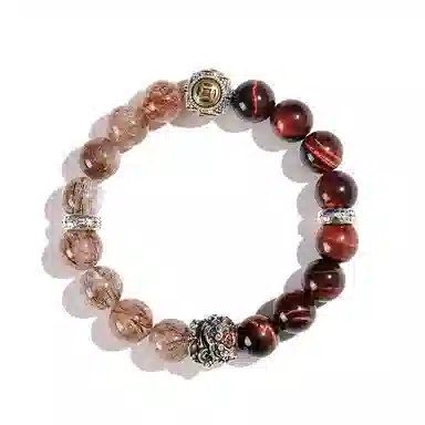 【四喜貔貅丨招财守护】 玄唐 丸子手链国潮高档水晶串珠 礼盒装 虎眼石 手串 男女同款情侣款