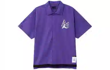 Jordan Logo Short Sleeve Shirt Purple