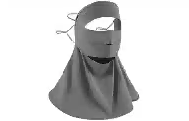 优幽兰 时尚百搭遮全脸防紫外线休闲简约纯色高级感骑行脸基尼护颈部透气遮阳开车必备 锦纶 防晒面罩 女款