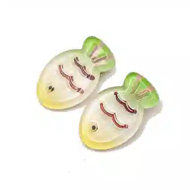 简应舒 彩色发烧鱼侧边夹刘海夹碎发小夹子日常小 亚克力 发夹 女款