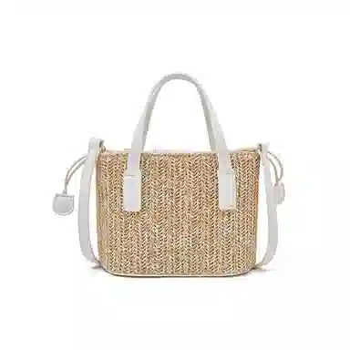 老人头 慵懒简约度假风时尚 织物 手提包 常规 女款 多色