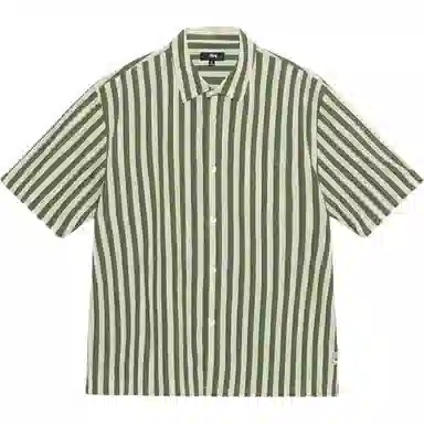 Stussy SS24 BOXY FLAT HEM SHIRT STRIPED