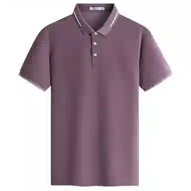 Dancing Wolves Polo Shirt Purple