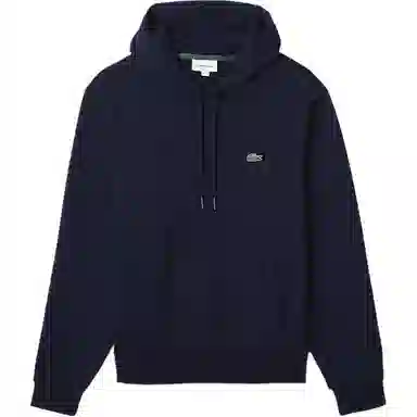 Lacoste Logo Hoodie Navy