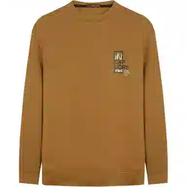 才子 长袖微弹圆领卫衣 男款