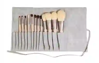 米甜兔  粉色化妆刷套装 柔软亲肤 十二支刷