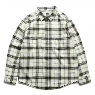 赞仕 韩系长袖纯棉潮牌文艺时尚衬衫 男女同款