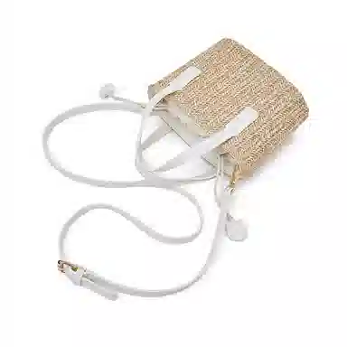 老人头 慵懒简约度假风时尚 织物 手提包 常规 女款 多色