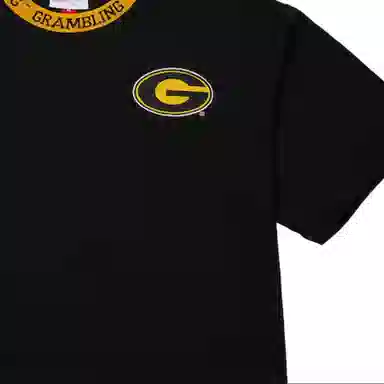 Mitchell Ness x NCAA BLK Grambling Tiger s Jacquard Ringer SS Current T