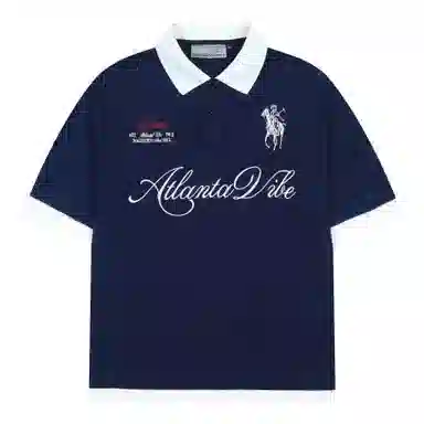HARSH AND CRUEL Polo Shirt Navy