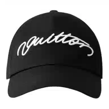 Louis Vuitton Logo Cotton Cap Black