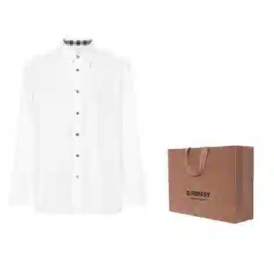 Burberry Logo Polo Shirt White