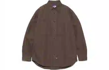 The North Face Purple Label Flannel Double Pocket Field Work Shirt Brown
