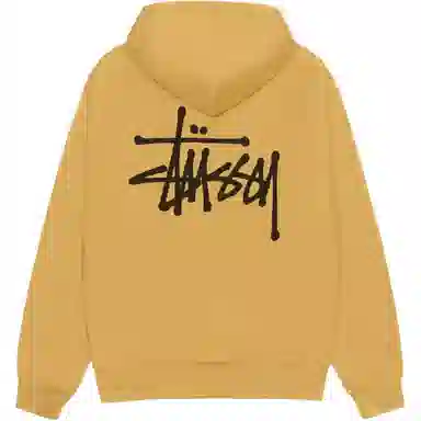 Stussy FW24 BASIC STSSY ZIP HOODIE logo