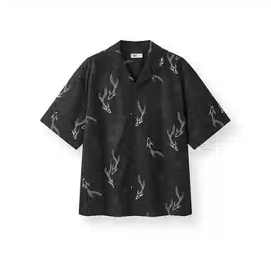 森马 舒适透气短袖衬衫 男款