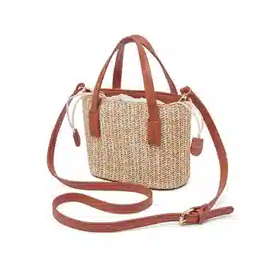 老人头 慵懒简约度假风时尚 织物 手提包 常规 女款 多色