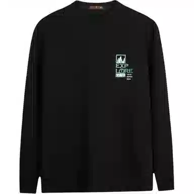 才子 长袖微弹圆领卫衣 男款