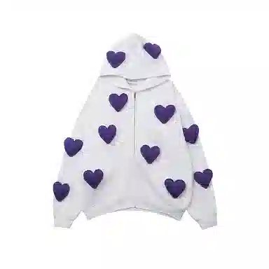 SQQZ Project Heart 3D Padded Hoodie