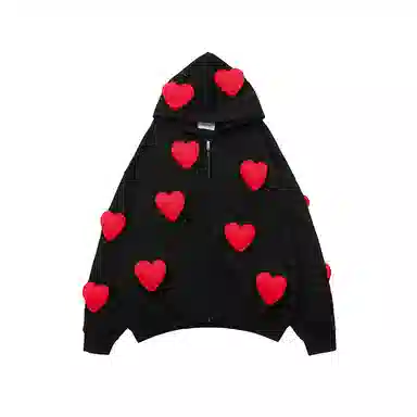 SQQZ Project Heart 3D Padded Hoodie