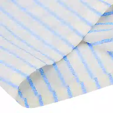 MIU MIU SS23 Striped Jacquard Shorts Light Blue