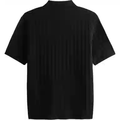 Abercrombie & Fitch V-Neck Polo Black