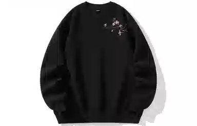 ZMOH Embroidered Floral Sweatshirt