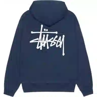 Stussy FW24 BASIC STSSY ZIP HOODIE logo