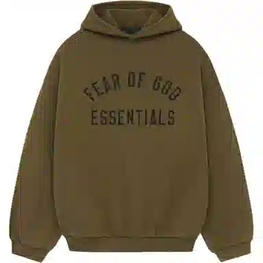Fear of God Essentials Fleece Hoodie Olive
