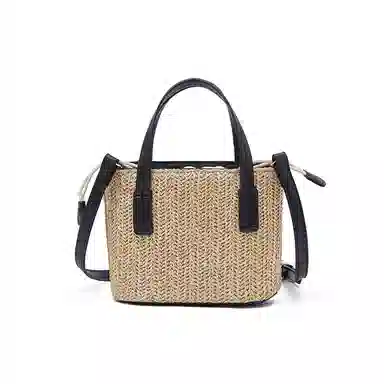 老人头 慵懒简约度假风时尚 织物 手提包 常规 女款 多色