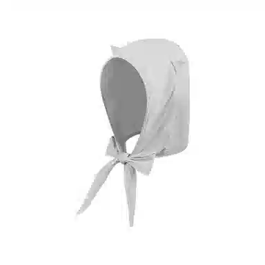 钓鱼熊 无印小恶魔绑带速干遮阳帽子夏季薄款可爱猫耳朵护耳头巾帽 聚酯纤维 防晒帽 男女同款情侣款