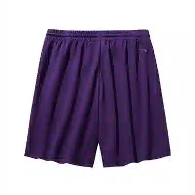 超级安踏 凯里·欧文系列 字母中腰系带透气百搭五分篮球裤 男女同款 深紫色