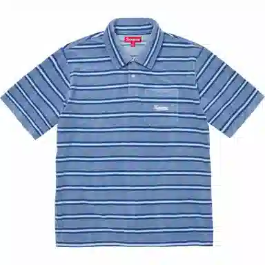 Supreme Stripe Terry Polo