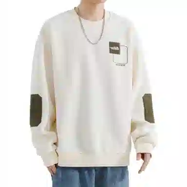 玉儿恋 加绒加厚保暖百搭字母刺绣休闲宽松卫衣 男款