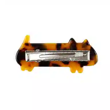 简应舒 萌萌小猫咪一字夹刘海夹子碎发小发卡发饰 亚克力 发夹 女款